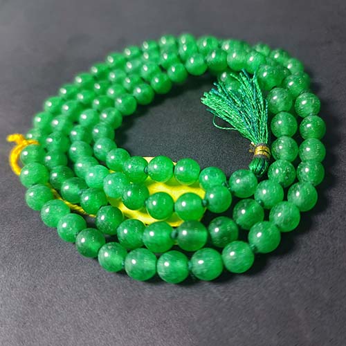 Green Agate 4mm Mala